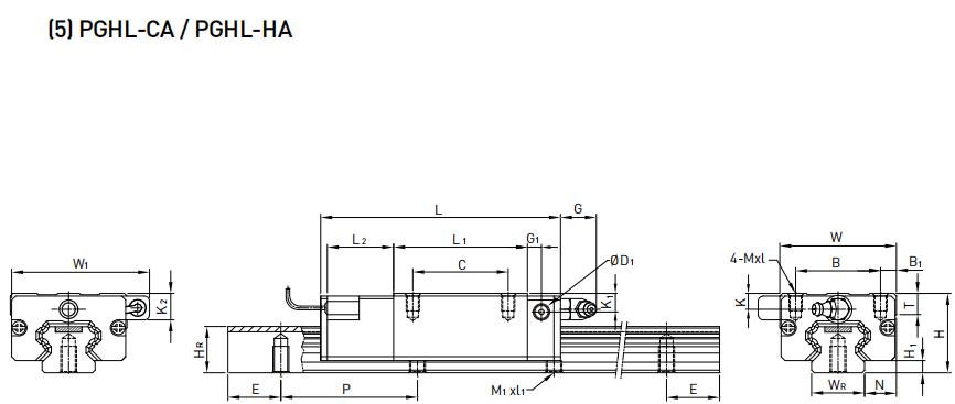 HIWIN PGHL55CA軸承 滑塊軸承  滑塊導(dǎo)軌  滑塊導(dǎo)軌軸承